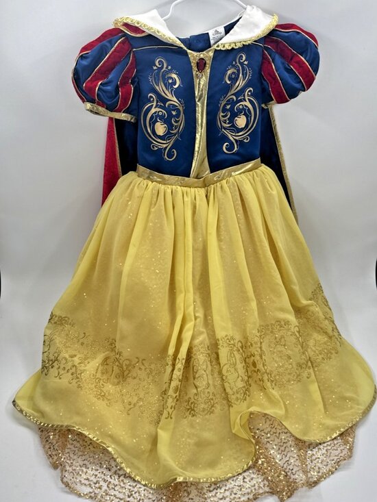 Disney Other - Disney Parks Deluxe Snow White Dress w/Cape Teen Girls Size 13 Bibbidi Boutique